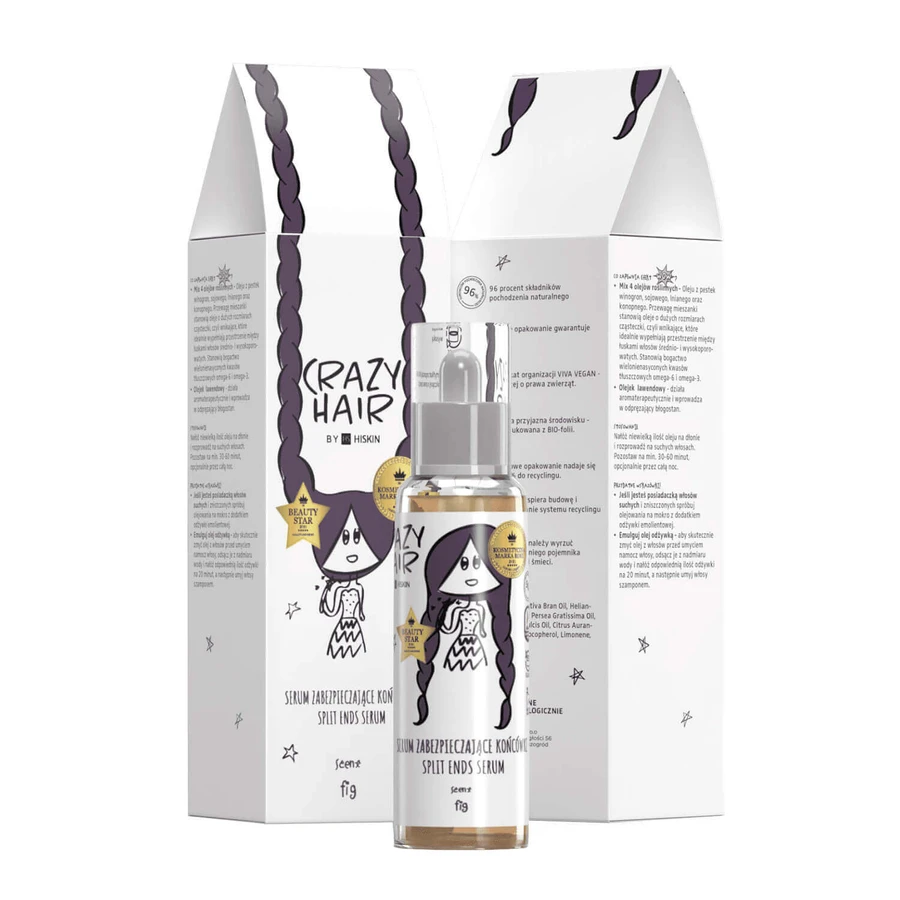 Hiskin Crazy Hair, сироватка для посіченого волосся, інжир, 50 мл: ціни та характеристики