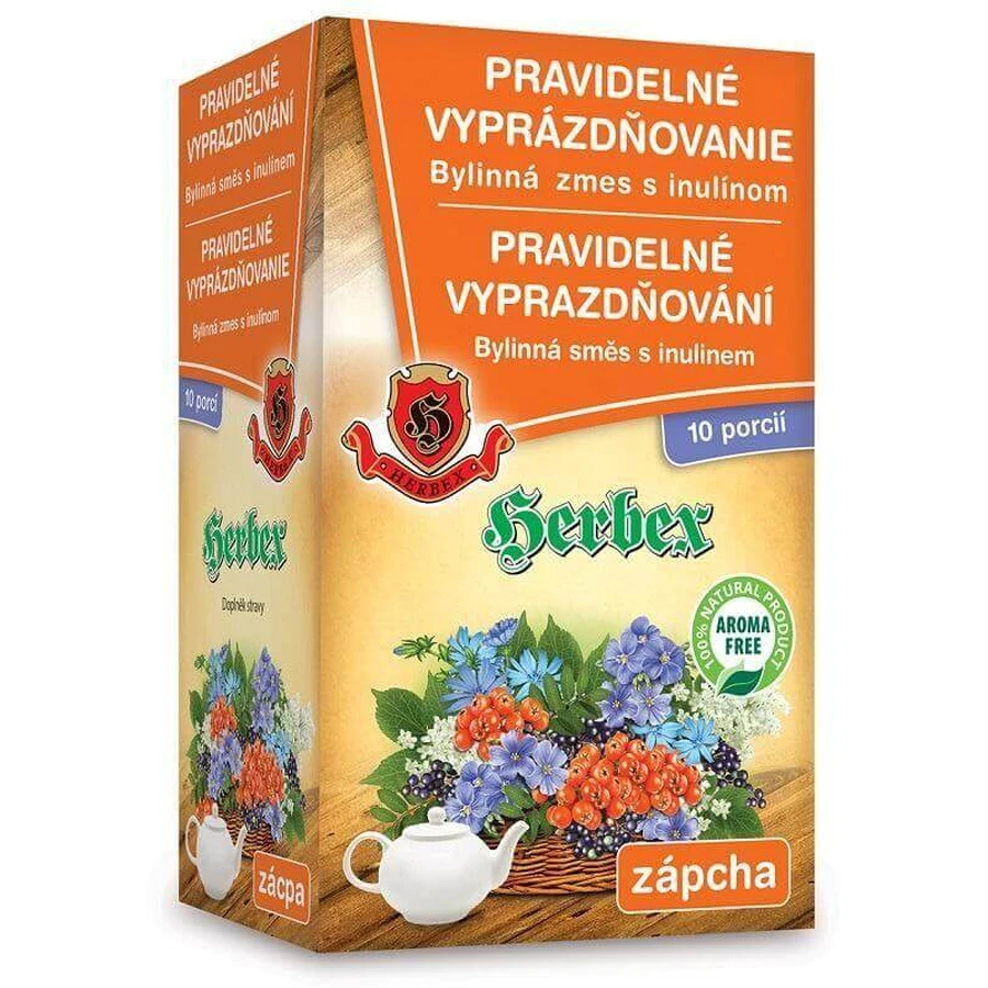 Herbex Травяной сбор с инулином для регулярного опорожнения 140 г: цены и характеристики