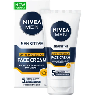 Nivea MEN SENSITIVE Крем для лица с SPF 15, 75 мл