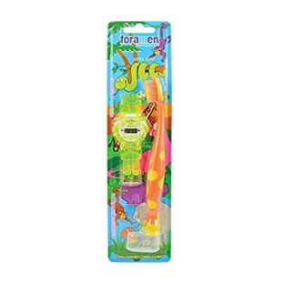 Зубна щітка Foramen Junior Animals + цифровий годинник -524/2