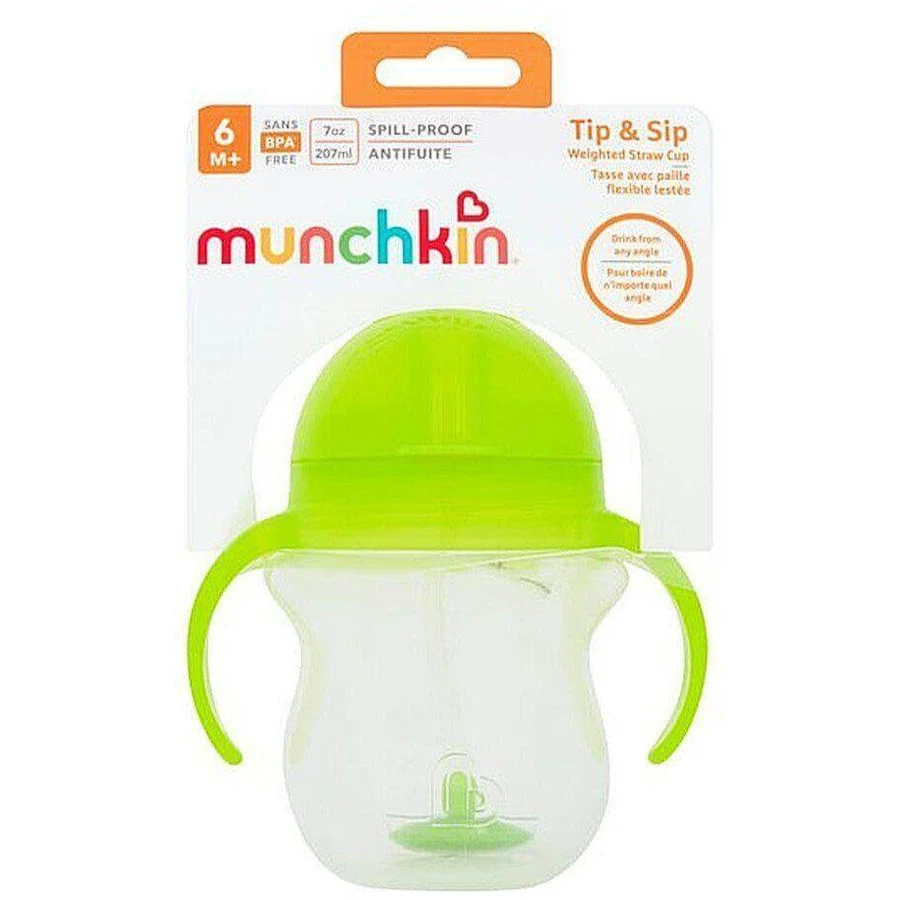 Munchkin Click Lock Tip & Sip Mug Green 207 мл: цены и характеристики