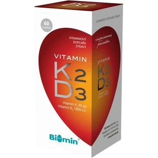 Biomin VITAMIN K2 + D3 1000 МЕ 60 капсул