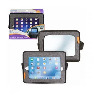 Органайзер 2 в 1 Зеркало/держатель для планшета, серый, Dreambaby