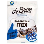 М'які карамельки без цукру та глютену зі смаком кави або карамелі Caribbean Mix, 90 г, Деброн: ціни та характеристики