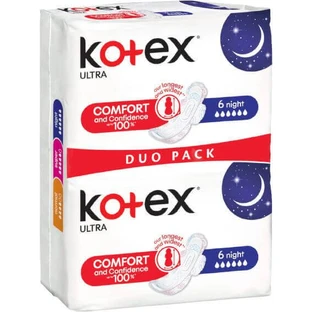 Kotex® ® UT Ночные прокладки 12 шт.