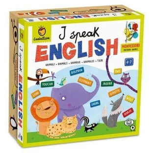 Игра Монтессори, Говорим по-английски, + 4 года, Ludattica