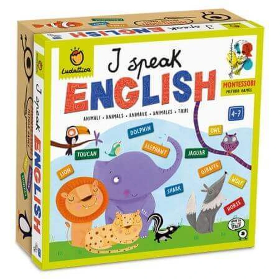 Игра Монтессори, Говорим по-английски, + 4 года, Ludattica: цены и характеристики