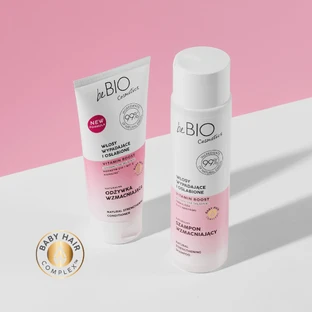 beBIO Cosmetics Baby Hair Complex, натуральний кондиціонер для ослабленого та випадаючого волосся, зміцнюючий, 200 мл