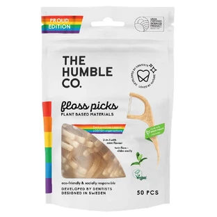 Зубная нить с держателем Proud, 50 штук, The Humble Co