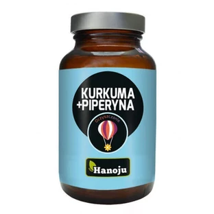 Hanoju, Куркума + піперин, Очищення, 90 капсул