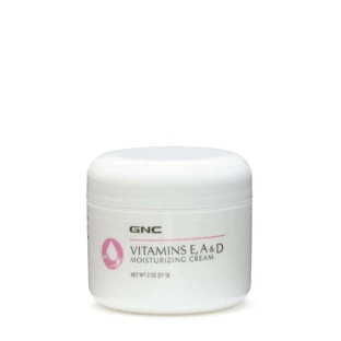 Gnc Vitamins E, A & D Зволожуючий крем, Зволожуючий крем з вітамінами E, A & D, 57 г