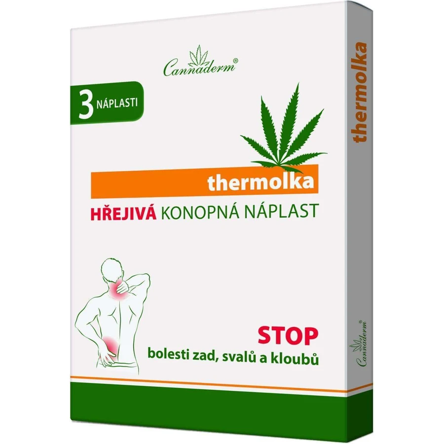 Термолька Cannaderm Теплый конопляный пластырь 3 шт.: цены и характеристики