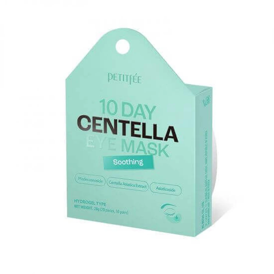 Гидрогелевые патчи для глаз Centella Eye Mask, 20 штук, Petitfee: цены и характеристики