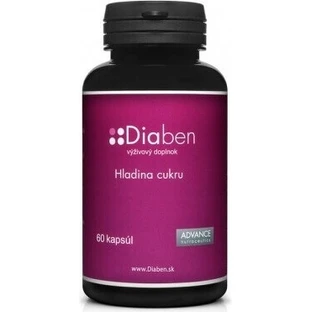 Diaben 60 cps - рівень цукру 1×60 cps, дієтична добавка