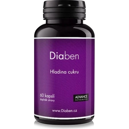 Diaben 60 cps - рівень цукру 1×60 cps, дієтична добавка: ціни та характеристики