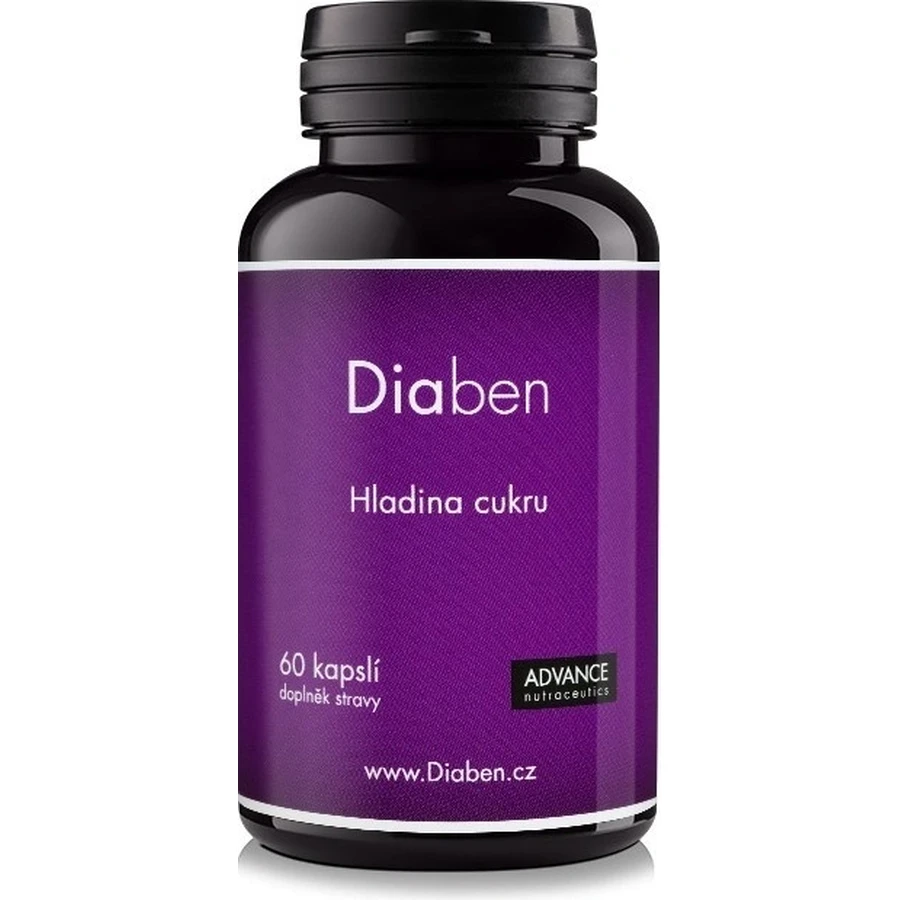 Diaben 60 cps - рівень цукру 1×60 cps, дієтична добавка: ціни та характеристики