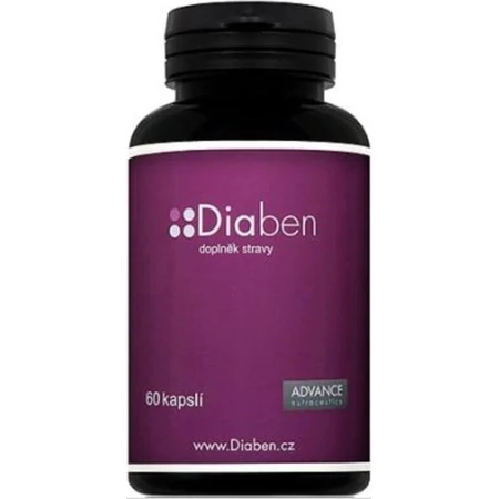Diaben 60 cps - рівень цукру 1×60 cps, дієтична добавка: ціни та характеристики