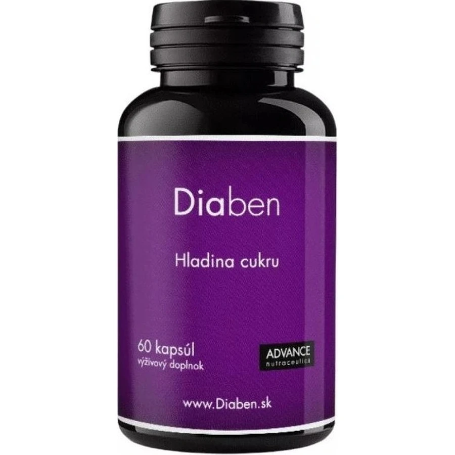 Diaben 60 cps - рівень цукру 1×60 cps, дієтична добавка: ціни та характеристики