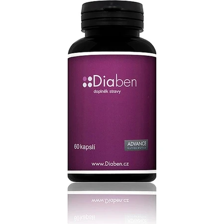 Diaben 60 cps - рівень цукру 1×60 cps, дієтична добавка: ціни та характеристики