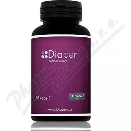 Diaben 60 cps - рівень цукру 1×60 cps, дієтична добавка: ціни та характеристики