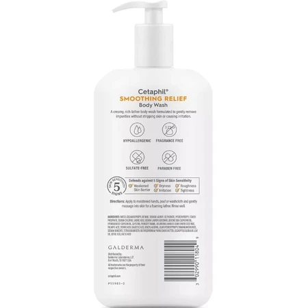 Засіб для очищення тіла Cetaphil Smoothing Relief Body Wash розгладжуючий, 591 мл: ціни та характеристики