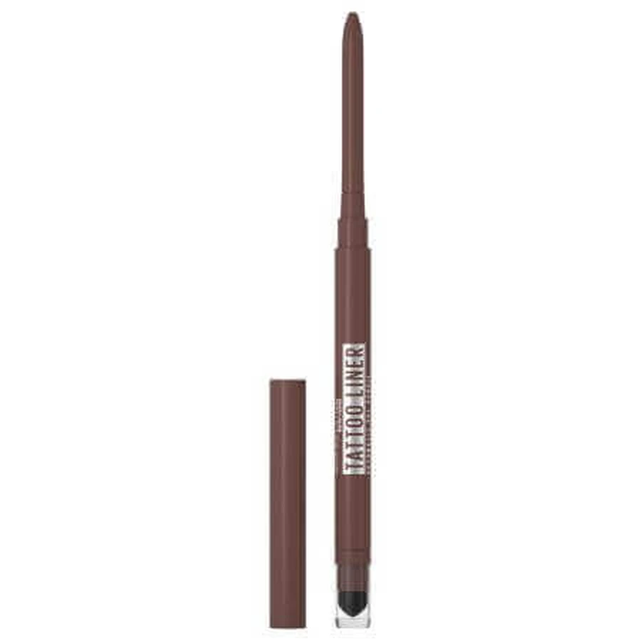 Автоматична механічна підводка для очей Tattoo Liner, коричневий серпанок, Maybelline: ціни та характеристики