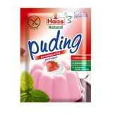 Порошок для пудинга со вкусом клубники, 40 г, Haas Natural