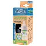 Dr Brown's, стеклянный флакон, широкое горлышко Options +, 150 мл, 1 шт.