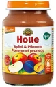 Holle органический детский снек Яблоко и слива 190 г
