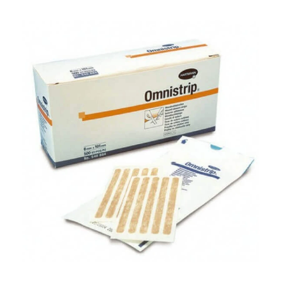 Пластыри Omnistrip стерильные полоски (540684), 6x101 мм, 50 штук, Hartmann: цены и характеристики
