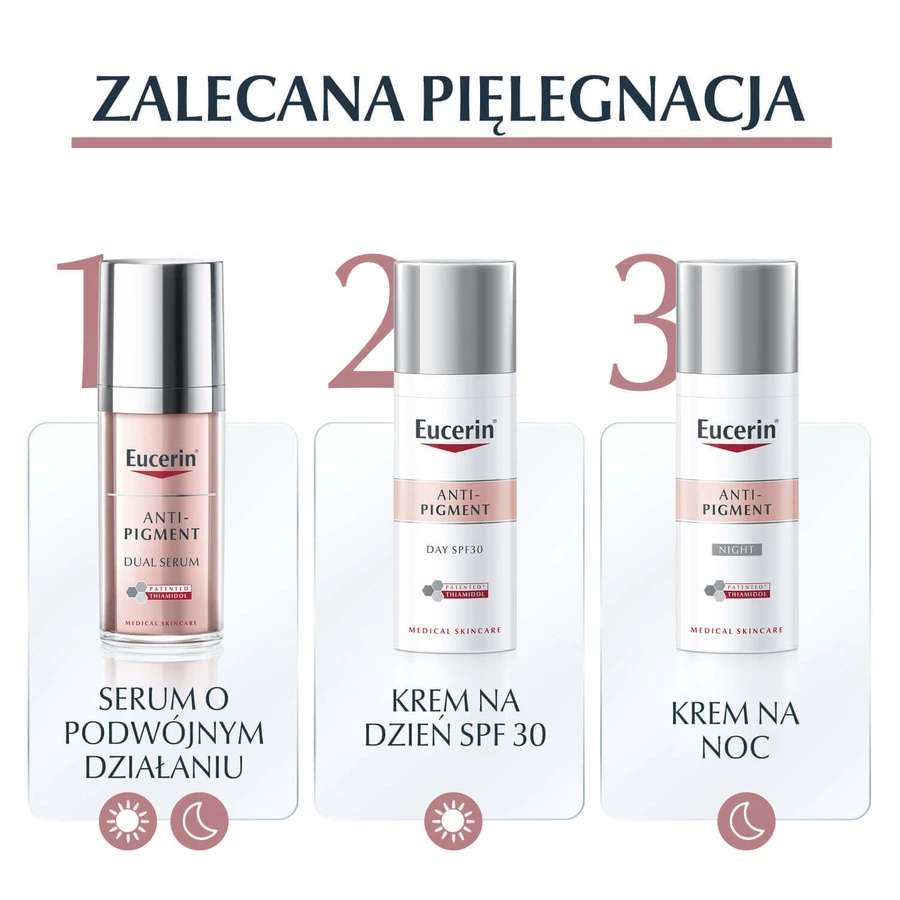 Eucerin Anti-Pigment, Денний крем від гіперпігментації з тіамідолом, SPF 30, 50 мл: ціни та характеристики