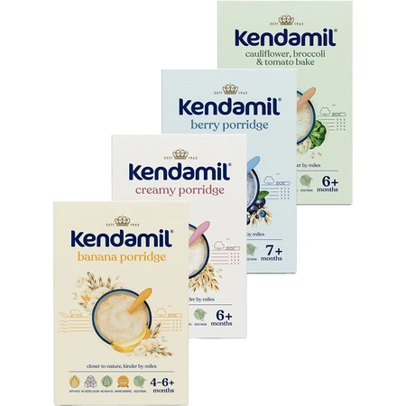 Kendamil Mliena kaa, вариация 4 x 150 г: цены и характеристики