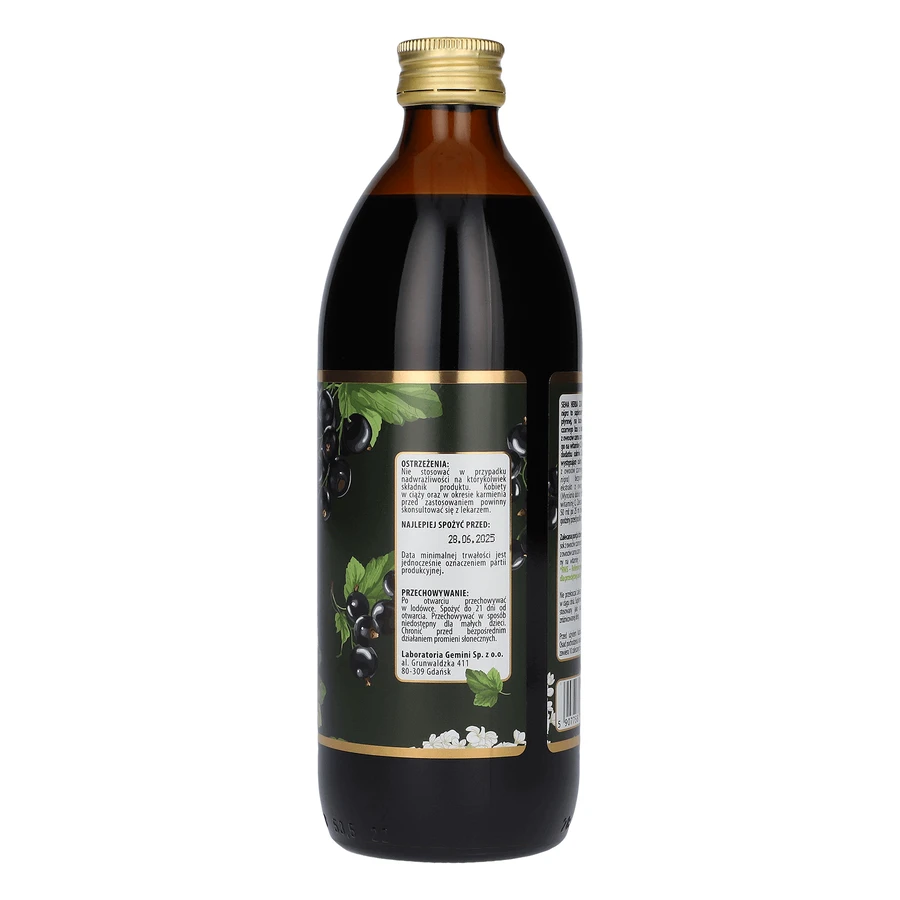 SEMA Herba Black Elderberry, фруктовый сок, 500 мл: цены и характеристики
