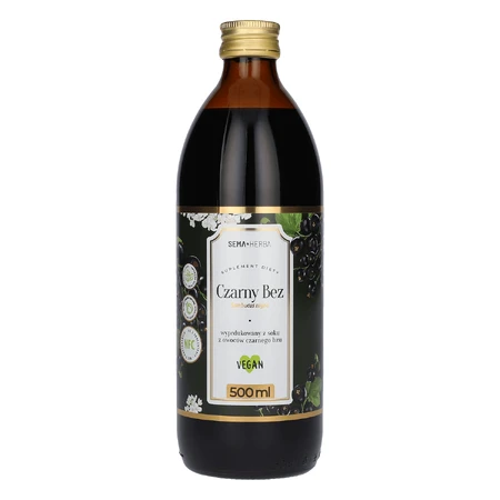 SEMA Herba Black Elderberry, фруктовый сок, 500 мл: цены и характеристики