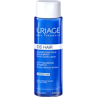 Шампунь для волос Uriage DS Hair Soft Balancing Shampoo, мягкий, балансирующий, 200 мл