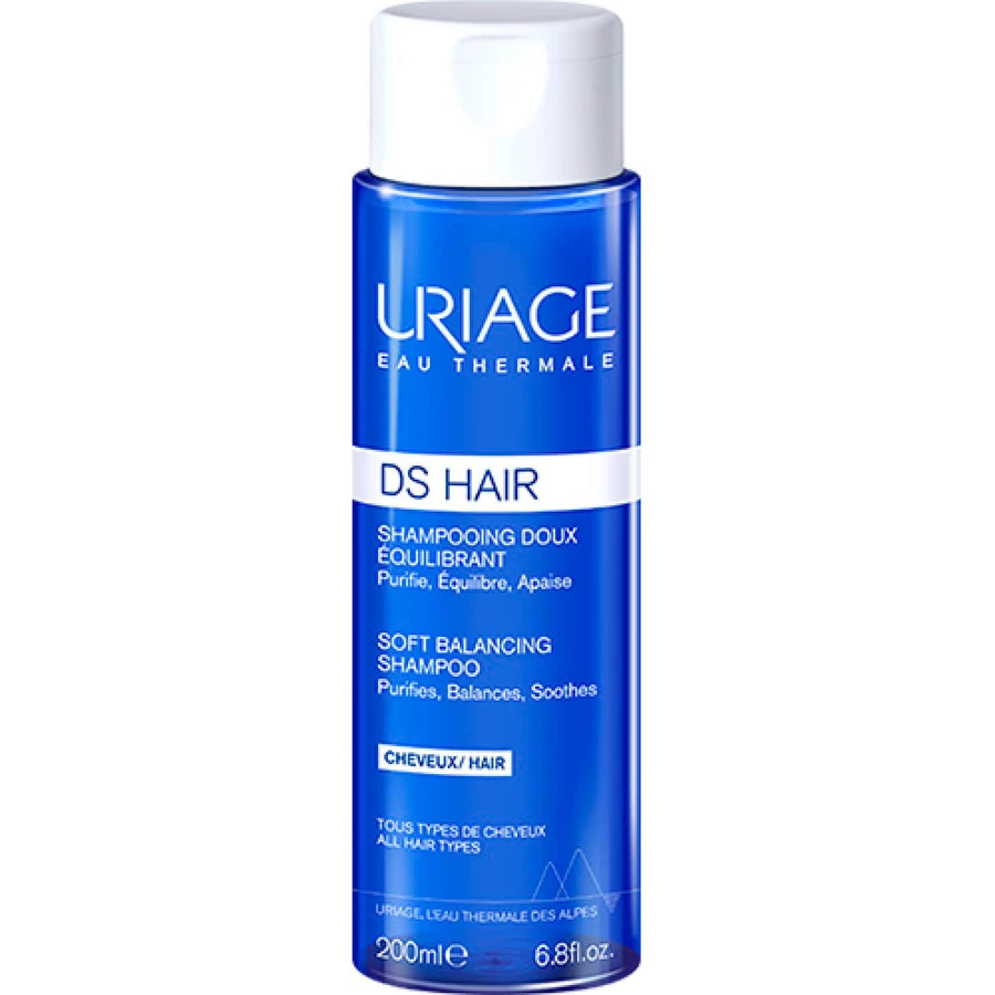 Шампунь для волос Uriage DS Hair Soft Balancing Shampoo, мягкий, балансирующий, 200 мл: цены и характеристики