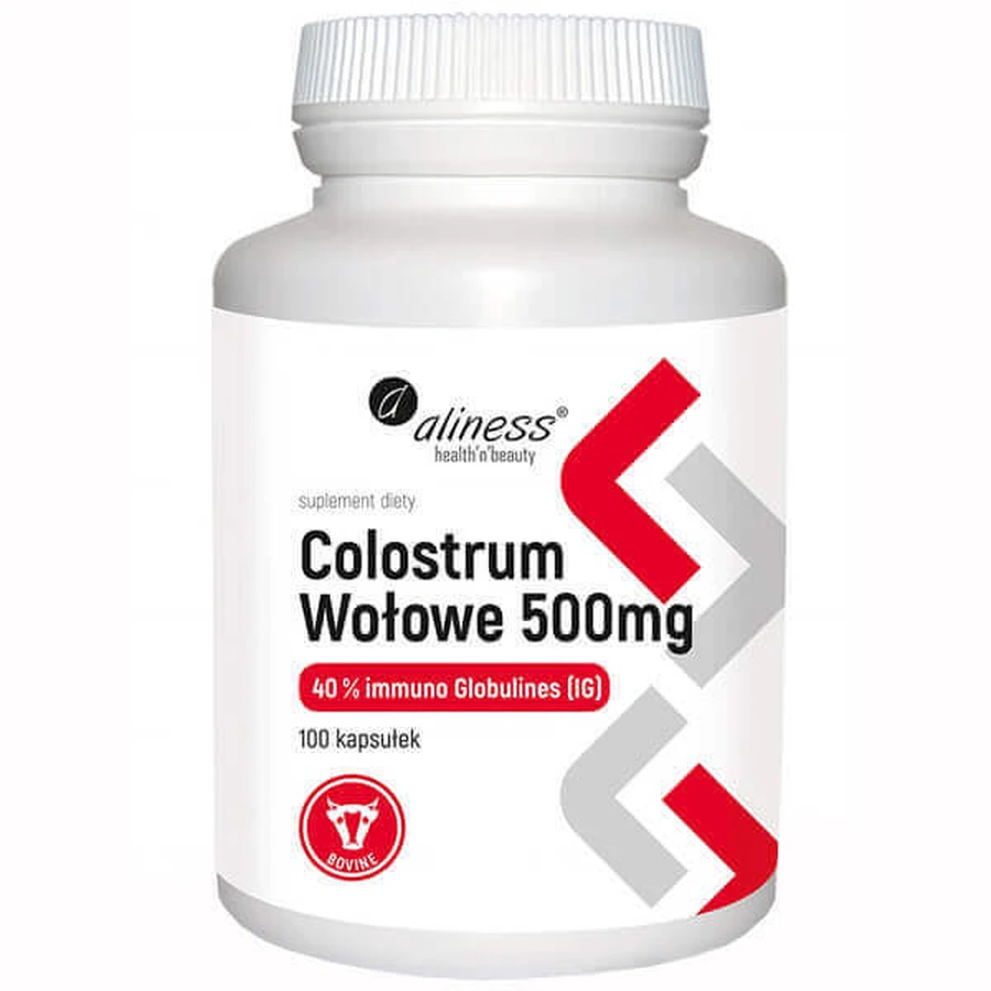 Aliness Colostrum Woowe 500 мг GI 40%, 100 капсул: цены и характеристики