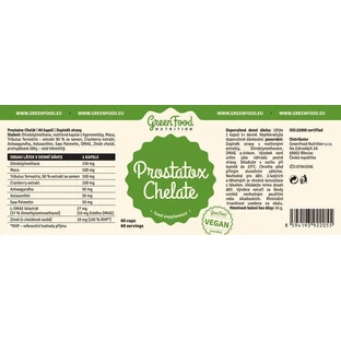 GreenFood Nutrition Prostatox Chelate 60 капсул