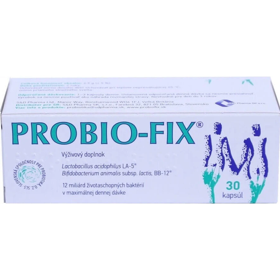 PROBIO-FIX INUM 1×30 cps, дієтична добавка: ціни та характеристики
