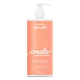 On Line Create, мило 2-в-1 для рук і тіла, бурштинове та мигдальне молочко, 390 мл
