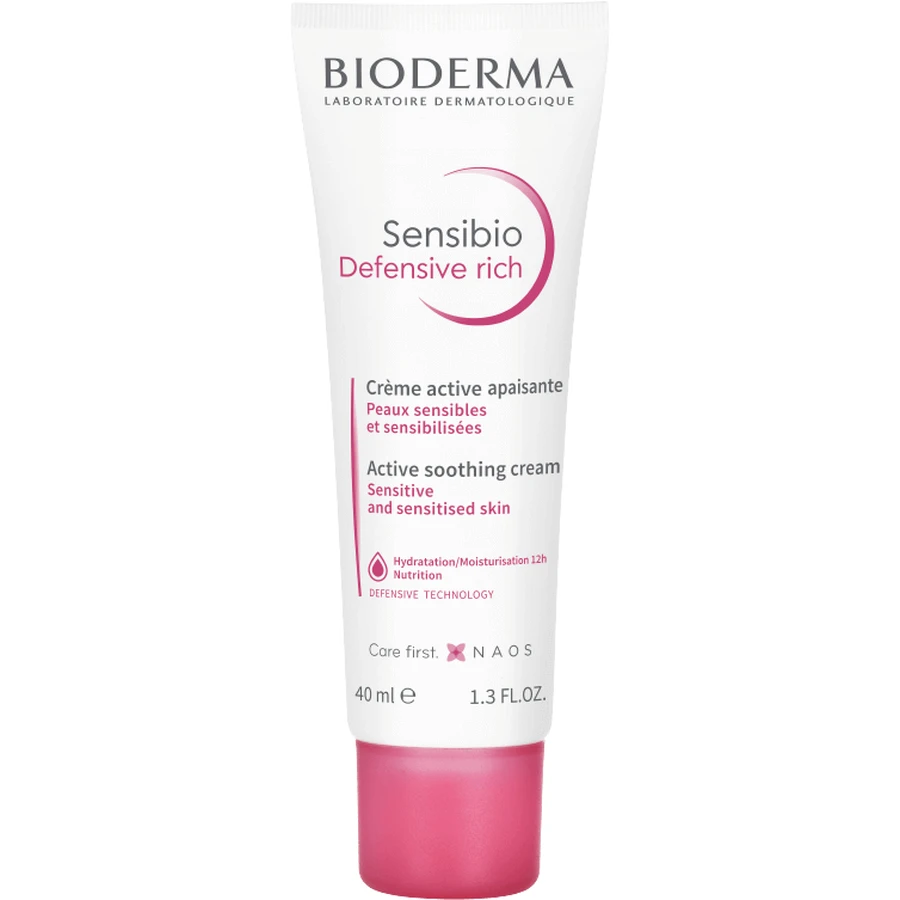 Bioderma Sensibio Defensive насыщенный успокаивающий крем с питательной текстурой 40 мл: цены и характеристики