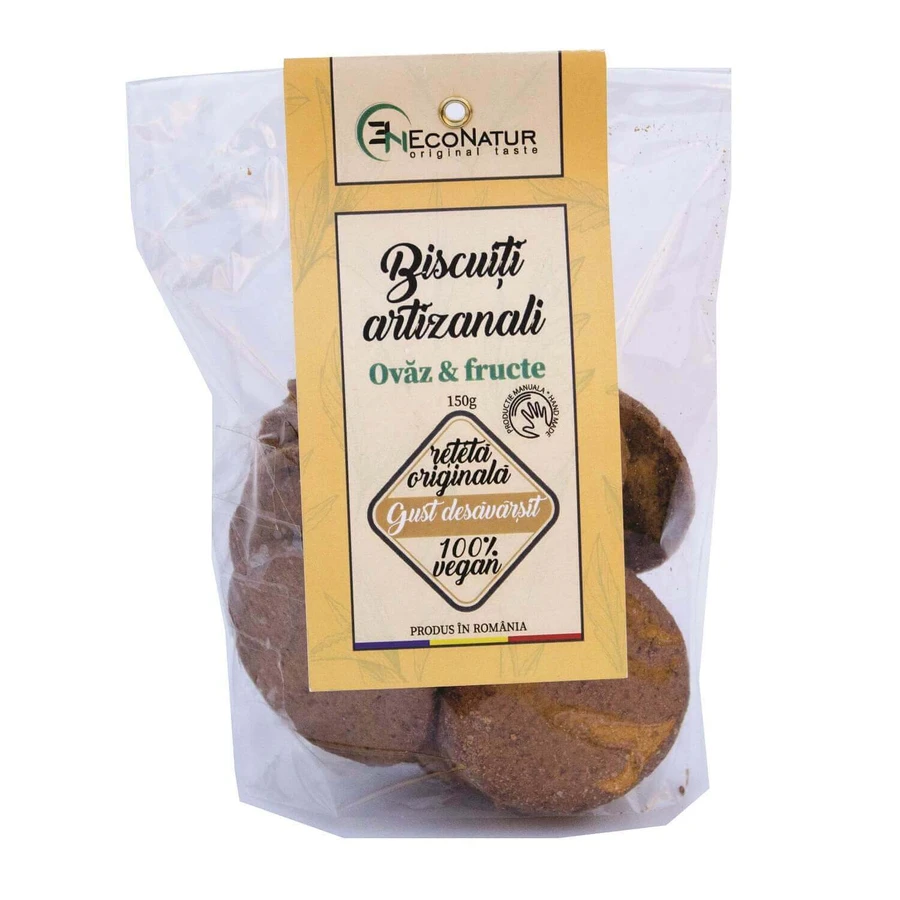 Печиво вівсяне з фруктами, 150 г, Econatur: ціни та характеристики