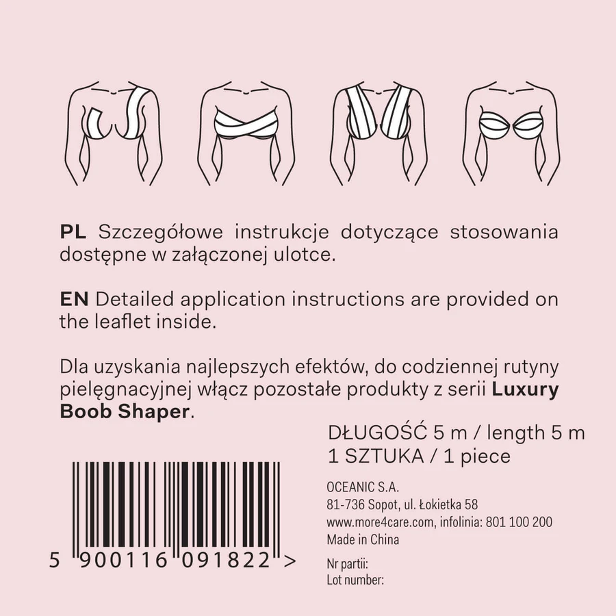 More4Care Luxury Boob Shaper Формирователь бюста, 1 шт.: цены и характеристики
