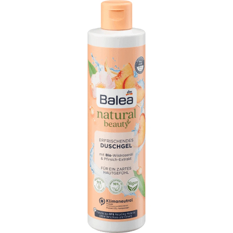 Гель для душу Balea Natural Beauty персиковий персик, 250 мл: ціни та характеристики