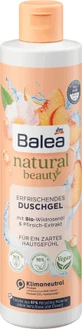 Гель для душа Balea Natural Beauty персиковый, 250 мл