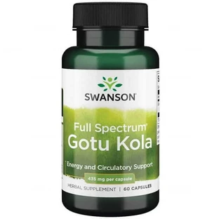 Swanson Full Spectrum Gotu Kola, азиатское растение, 60 капсул