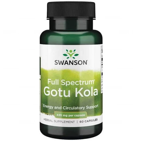 Swanson Full Spectrum Gotu Kola, азиатское растение, 60 капсул: цены и характеристики