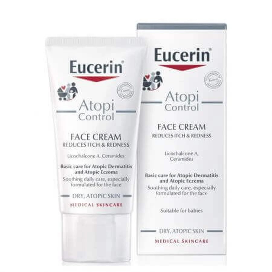 Eucerin AtopiControl Крем для лица 50 мл: цены и характеристики