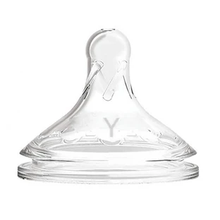 Dr Brown's Options+, соска для пляшечки з широкою шийкою, силіконова, рівень Y для каш, від 9 місяців, 1 шт.