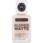 Revolution Relove, Supermatte Foundation F2, макияж 1×24 мл, макияж: цены и характеристики